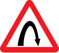 Right Hairpin Bend traffic sign India