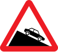 Steep Descent traffic sign India