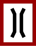 Narrow Bridge traffic sign India