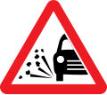 Loose Gravel traffic sign India