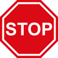 Stop Line traffic sign India